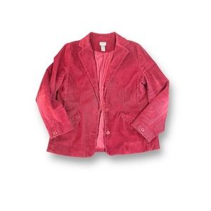 LL Bean‎ Women's Corduroy Vintage Blazer Size 14-Reg